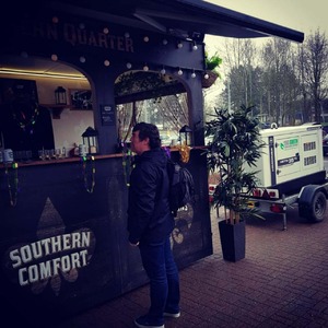 A promotional event for Southern Comfort at Tesco Head Office