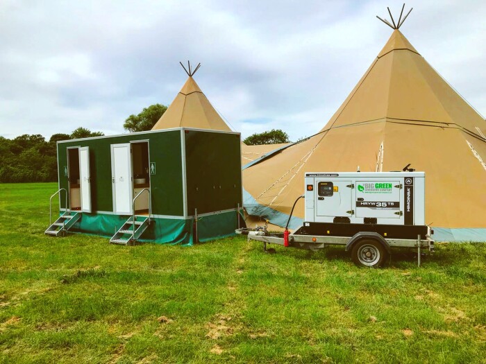 Weddings, Marquees, Stretch Tent & Tipi Power