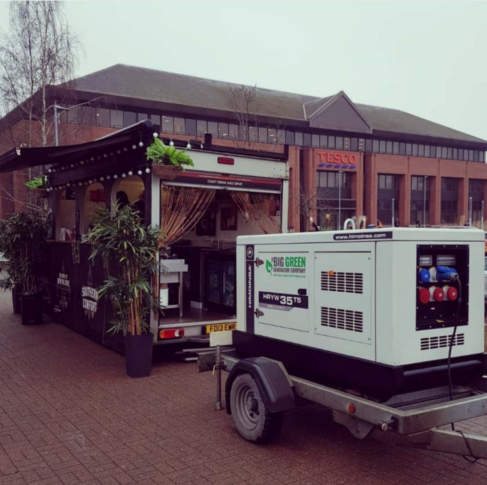Generators for corporate and hospitality events